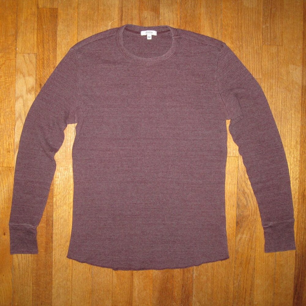 Gustin Waffle Knit Thermal Crewneck